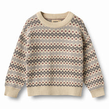 Load image into Gallery viewer, Wheat Harlow Jacquard Pullover - Flint