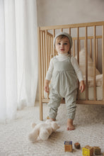 Load image into Gallery viewer, Mema Knits Corduroy Overall And Onesie Set - Hazy Blue