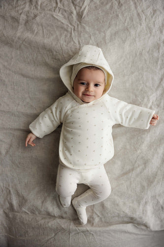 Lilette Bitsy Floral Footie And Hat - Cream/Oat