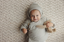Load image into Gallery viewer, Mema Knits Corduroy Jacket &amp; Knitted Beanie - Stone