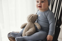 Load image into Gallery viewer, Lilette Striped Bebe Footie And Hat - Off Navy