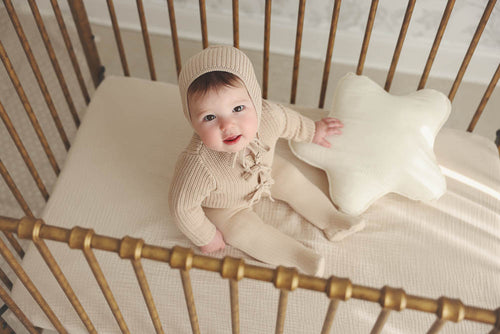 Lil Legs Chunky Knit Shrug Petal
