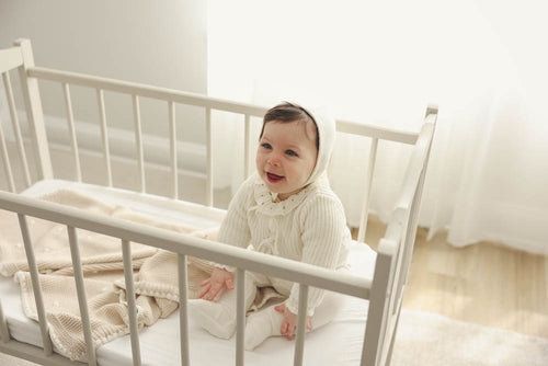 Lil Legs Chunky Knit Shrug Cream Girl