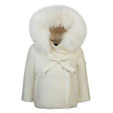 Pramie Small Girl Jacket - Ivory