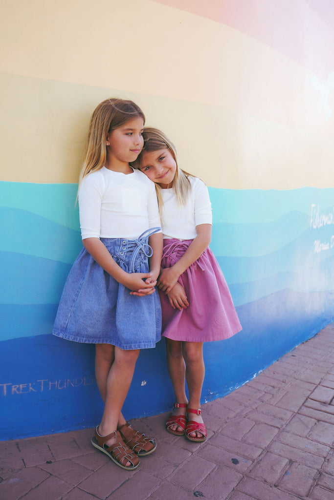 Calla Lili Nautical Skirt - Pink