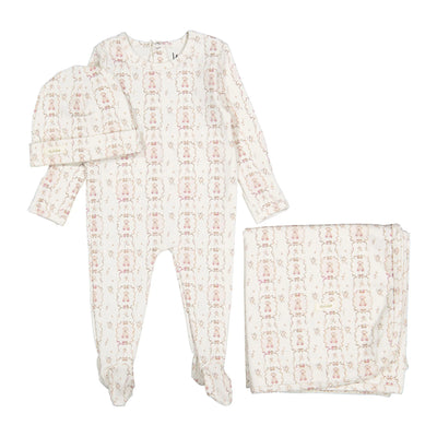 Ladida Teddy Layette Set - Mauve