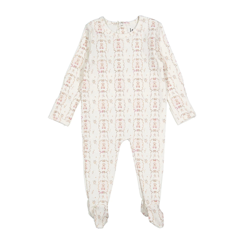 Ladida Tiny Rose Wrap Tie Layette Set - Pink