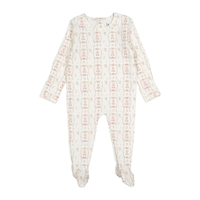 Ladida Tiny Rose Wrap Tie Layette Set - Pink