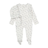 Ladida Vintage Footie And Bonnet - Blue