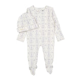 Ladida Teddy Footie And Hat - Blue