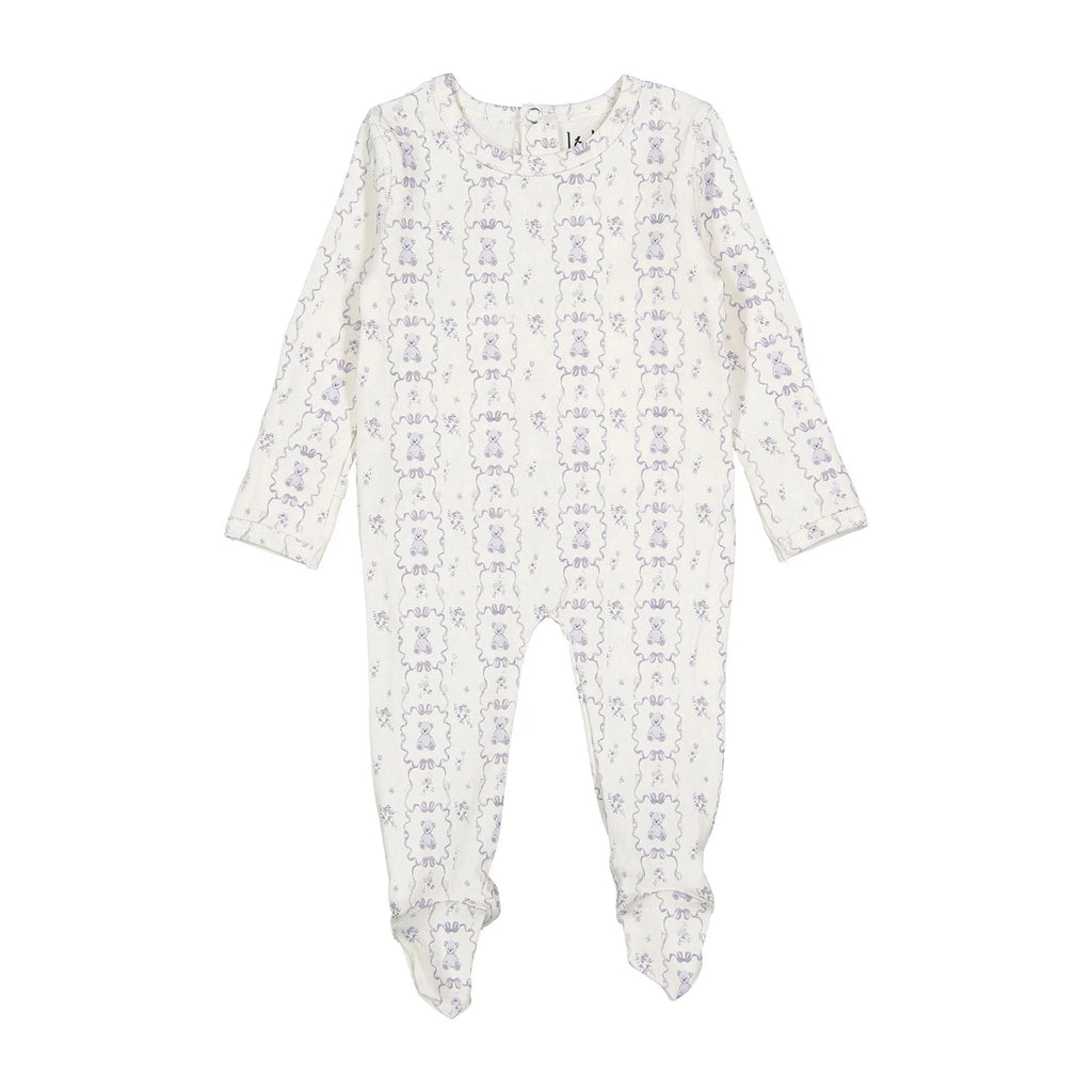 Ladida Teddy Footie - Blue