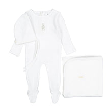 Load image into Gallery viewer, Ladida Cotton Bunny Layette Set - Sand