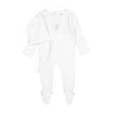 Ladida Cotton Bunny Footie And Bonnet - Sand