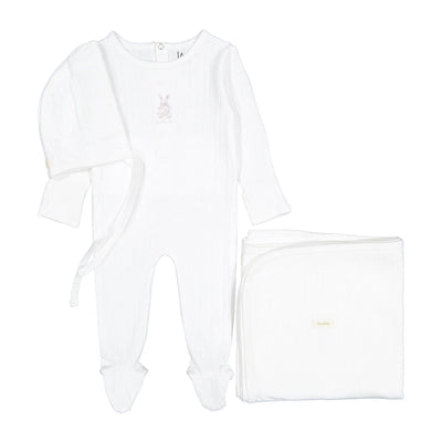Ladida Cotton Bunny Layette Set - Rose