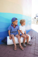 Load image into Gallery viewer, Calla Lili Boys Nautical Bermudas - Denim Blue