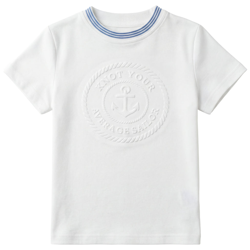 Calla Lili T-shirt With Embossed Emblem