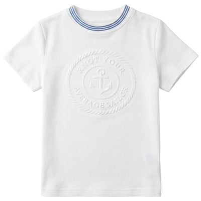Calla Lili T-shirt With Embossed Emblem
