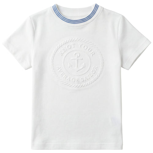 Calla Lili T-shirt With Embossed Emblem