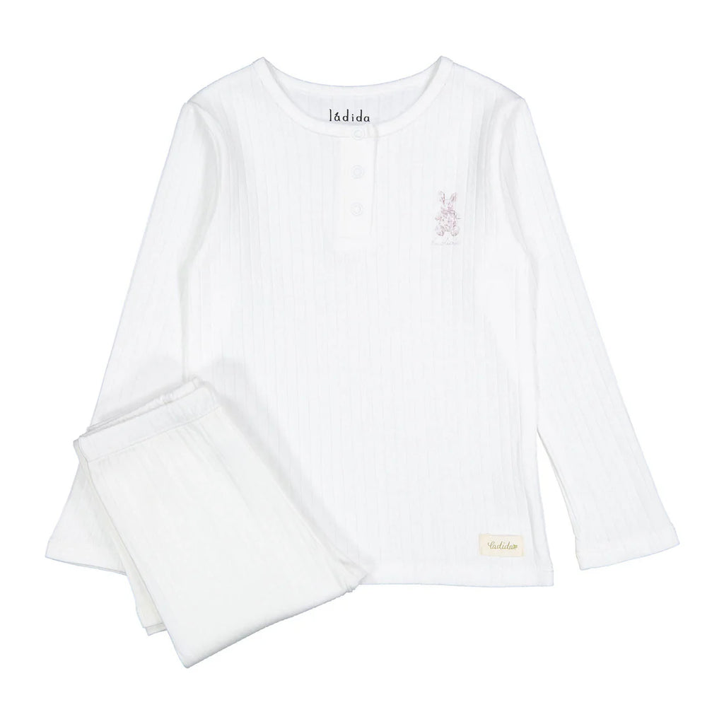 Ladida Cotton Bunny Pajamas - Rose