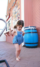 Load image into Gallery viewer, Calla Lili Girls Nautical Romper - Denim Blue