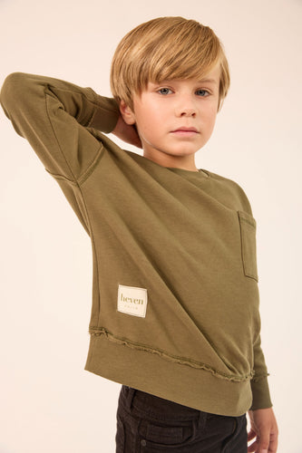 Heven Boys Sweatshirt - Green (H76)