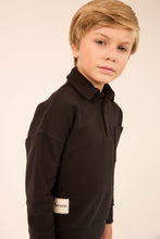 Load image into Gallery viewer, Heven Boys Polo - Black (H75)