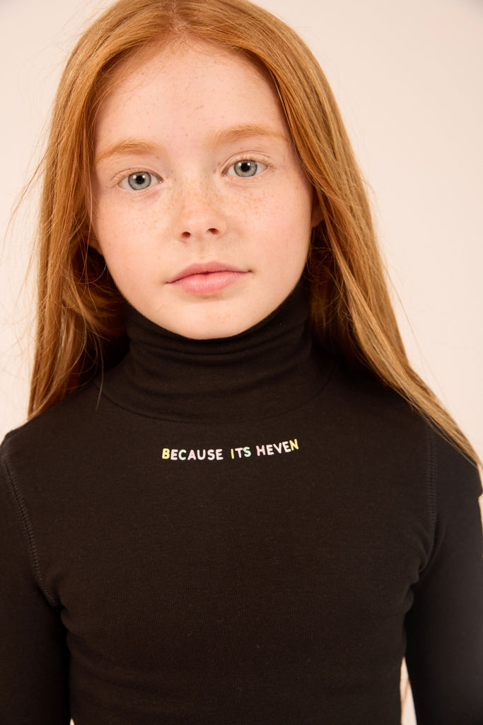 Heven Because It's Heven Turtleneck - Black (H81)