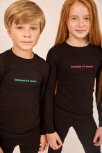 Load image into Gallery viewer, Heven Because It's Heven Pajamas - Black/Green (PJ16)