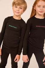 Load image into Gallery viewer, Heven Because It's Heven Pajamas - Black/Green (PJ16)