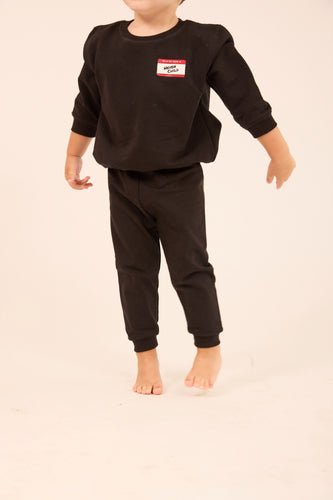 Heven Hello Toddler Set - Black (H73)