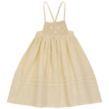 Calla Lili Girls Dress With Daisies - Yellow