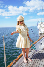 Load image into Gallery viewer, Calla Lili Linen Girls Top And Skirt Set - Yellow