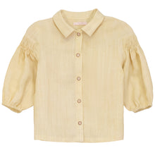 Load image into Gallery viewer, Calla Lili Linen Girls Top And Skirt Set - Yellow