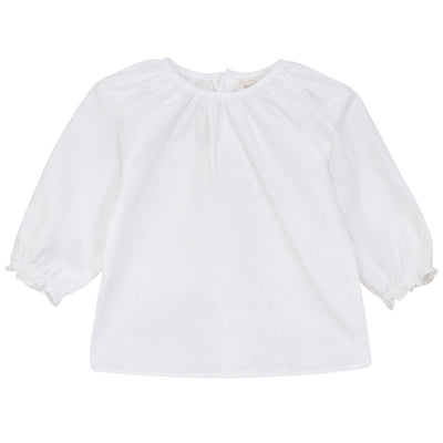Calla Lili Girls Shirt (To Jumper) - White