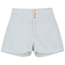 Load image into Gallery viewer, Calla Lili Boys Bermudas With Buttons - Blue Sage