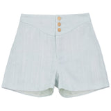 Calla Lili Boys Bermudas With Buttons - Blue Sage