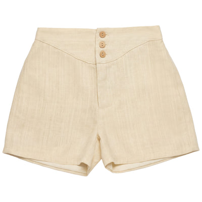 Calla Lili Boys Bermudas With Buttons - Yellow