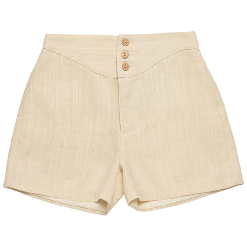 Calla Lili Boys Bermudas With Buttons - Yellow