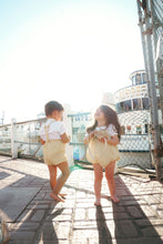 Load image into Gallery viewer, Calla Lili Baby Boy Linen Romper - Yellow