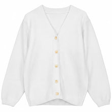 Load image into Gallery viewer, Calla Lili Boys Knit Cardigan - White
