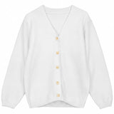 Calla Lili Boys Knit Cardigan - White