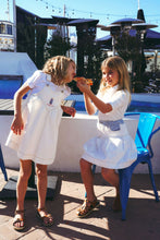 Load image into Gallery viewer, Calla Lili Girls Golf Tee And Skirt Set - White/Blue