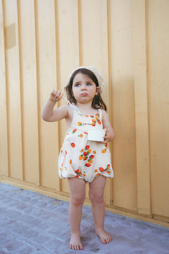 Calla Lili Baby Girl Strawberry Romper