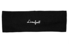 Load image into Gallery viewer, Le Enfant Ribbed Sweatband Black