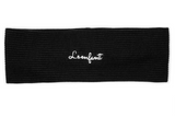 Le Enfant Ribbed Sweatband Black