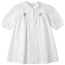 Load image into Gallery viewer, Calla Lili Girls Dress With Smocking - White