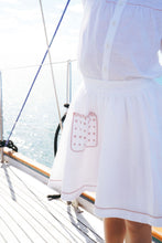 Load image into Gallery viewer, Calla Lili Girls Linen Scallop Blouse And Skirt Set
