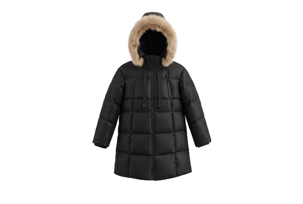 Pramie Long Coat - Black