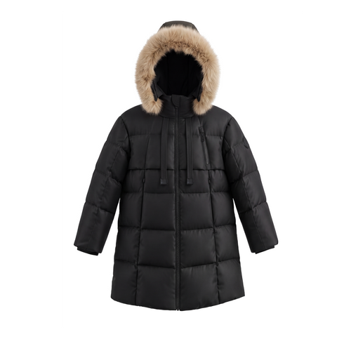 Pramie Long Coat - Black