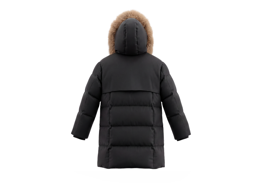 Pramie Long Coat - Black